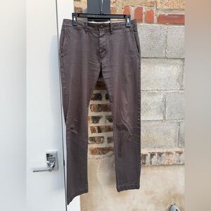 J Crew Mens Grey Slim Stretch Pants 29x32